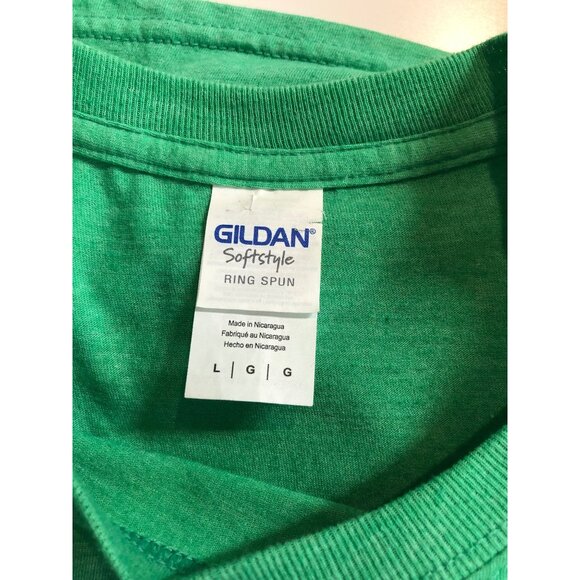 St Patrick's Day Green Mile Bar Crawl Green Graphic Print T-shirt Mens Size Larg - Picture 5 of 7